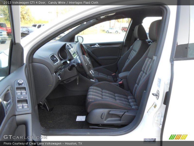 Candy White / Interlagos Plaid Cloth 2013 Volkswagen GTI 4 Door