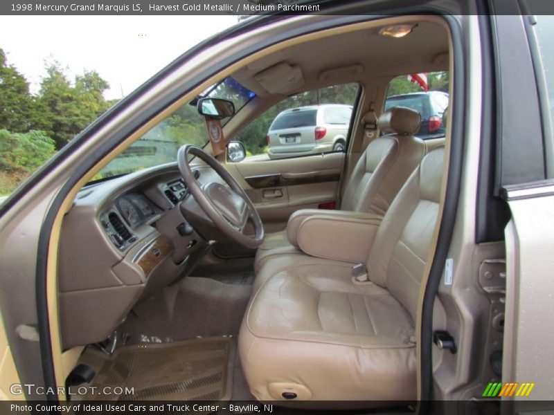 Harvest Gold Metallic / Medium Parchment 1998 Mercury Grand Marquis LS