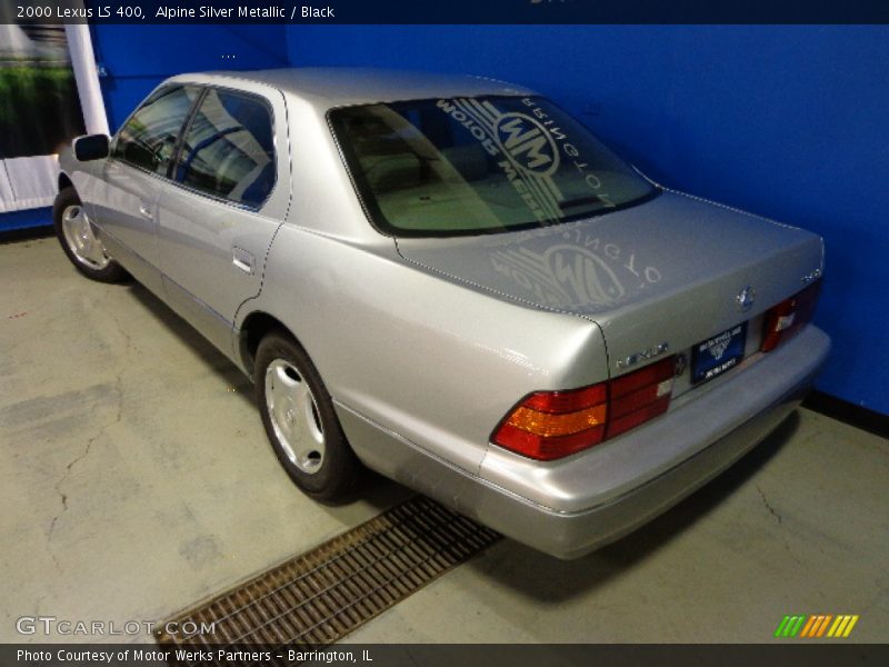 Alpine Silver Metallic / Black 2000 Lexus LS 400