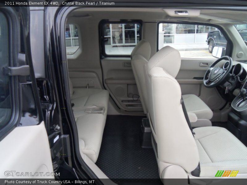 Crystal Black Pearl / Titanium 2011 Honda Element EX 4WD