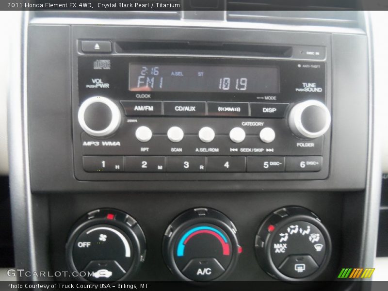 Crystal Black Pearl / Titanium 2011 Honda Element EX 4WD