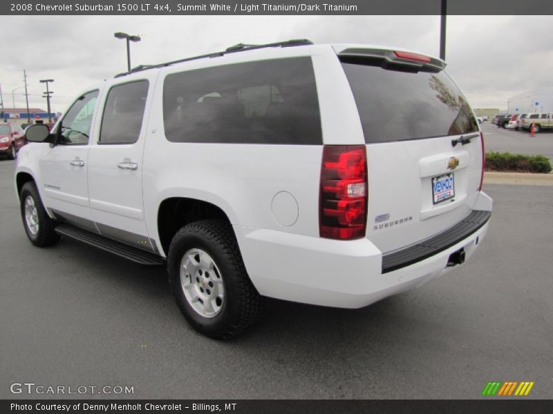 Summit White / Light Titanium/Dark Titanium 2008 Chevrolet Suburban 1500 LT 4x4