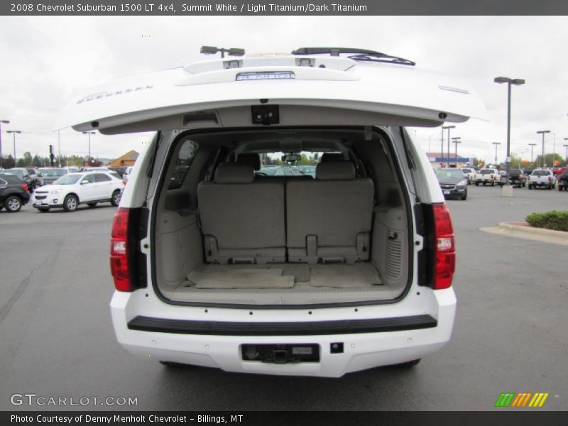 Summit White / Light Titanium/Dark Titanium 2008 Chevrolet Suburban 1500 LT 4x4