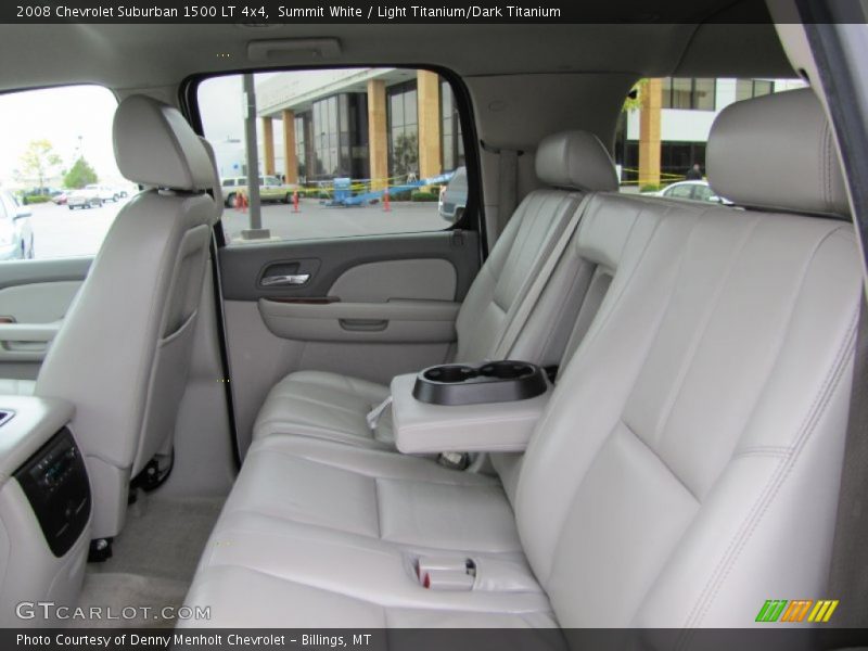 Summit White / Light Titanium/Dark Titanium 2008 Chevrolet Suburban 1500 LT 4x4