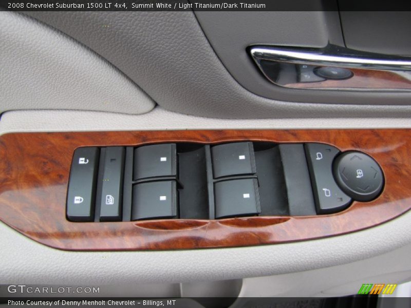 Summit White / Light Titanium/Dark Titanium 2008 Chevrolet Suburban 1500 LT 4x4