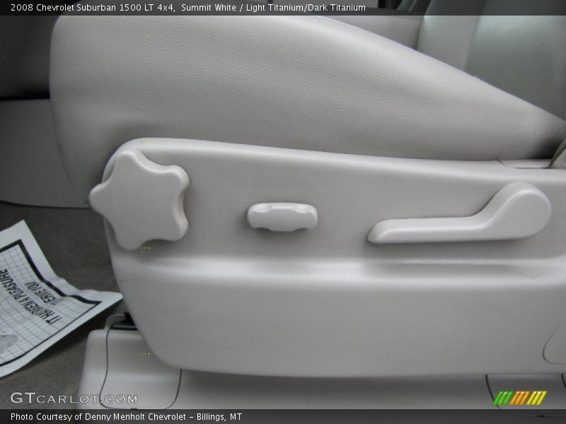 Summit White / Light Titanium/Dark Titanium 2008 Chevrolet Suburban 1500 LT 4x4
