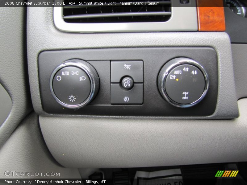 Summit White / Light Titanium/Dark Titanium 2008 Chevrolet Suburban 1500 LT 4x4