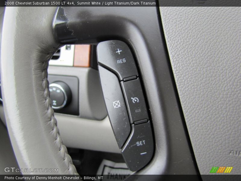 Summit White / Light Titanium/Dark Titanium 2008 Chevrolet Suburban 1500 LT 4x4