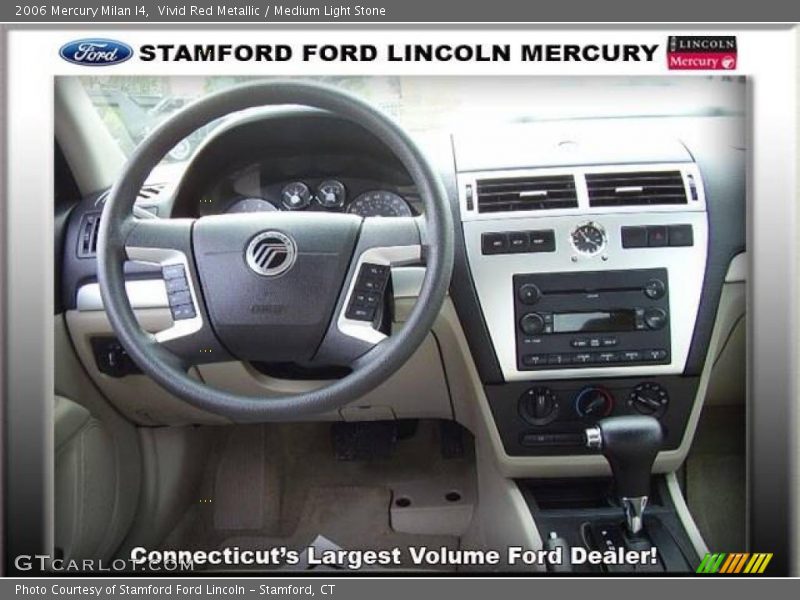 Vivid Red Metallic / Medium Light Stone 2006 Mercury Milan I4