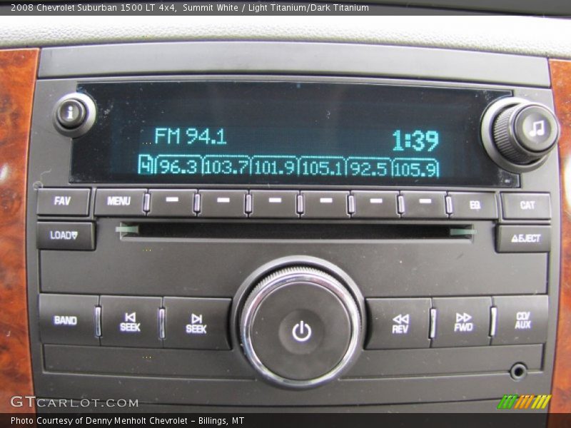 Summit White / Light Titanium/Dark Titanium 2008 Chevrolet Suburban 1500 LT 4x4