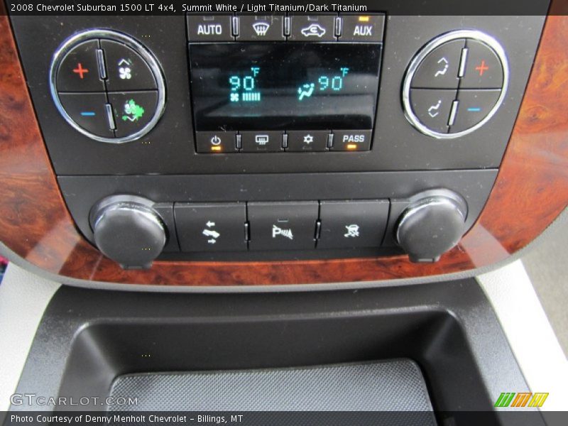 Summit White / Light Titanium/Dark Titanium 2008 Chevrolet Suburban 1500 LT 4x4