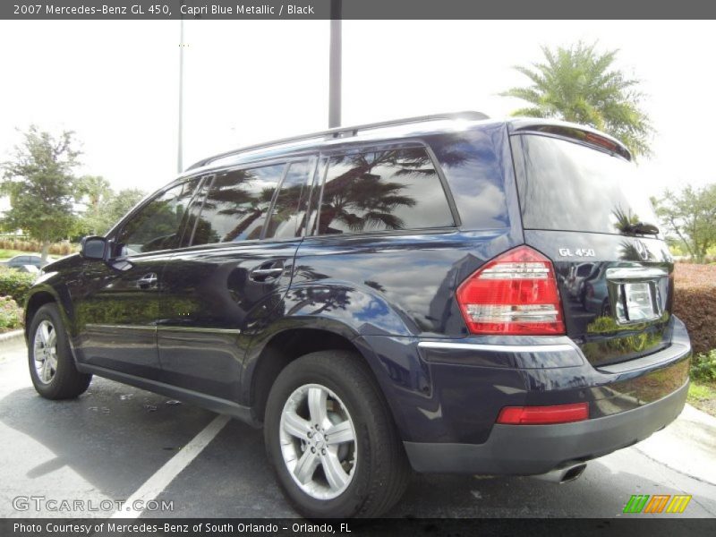 Capri Blue Metallic / Black 2007 Mercedes-Benz GL 450