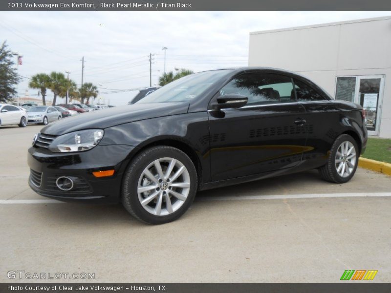 Black Pearl Metallic / Titan Black 2013 Volkswagen Eos Komfort