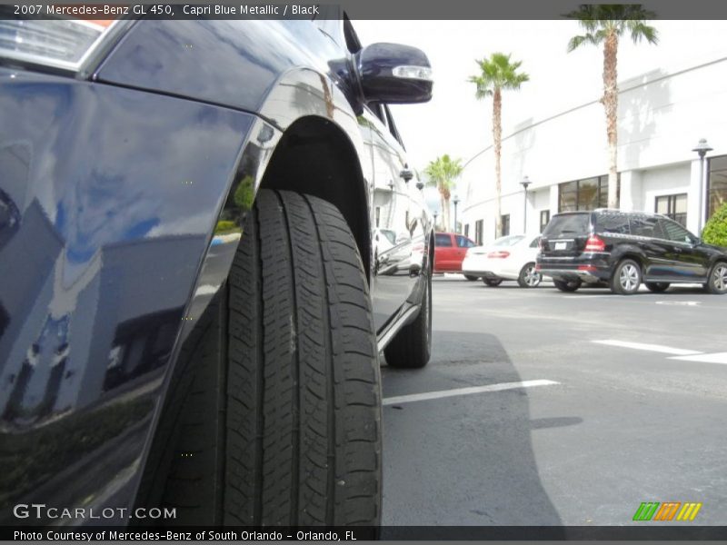 Capri Blue Metallic / Black 2007 Mercedes-Benz GL 450
