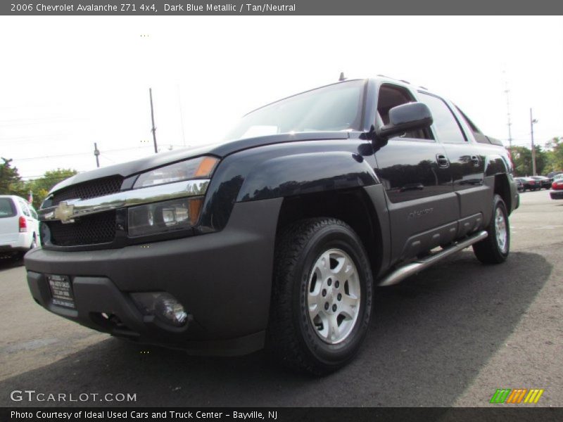 Dark Blue Metallic / Tan/Neutral 2006 Chevrolet Avalanche Z71 4x4