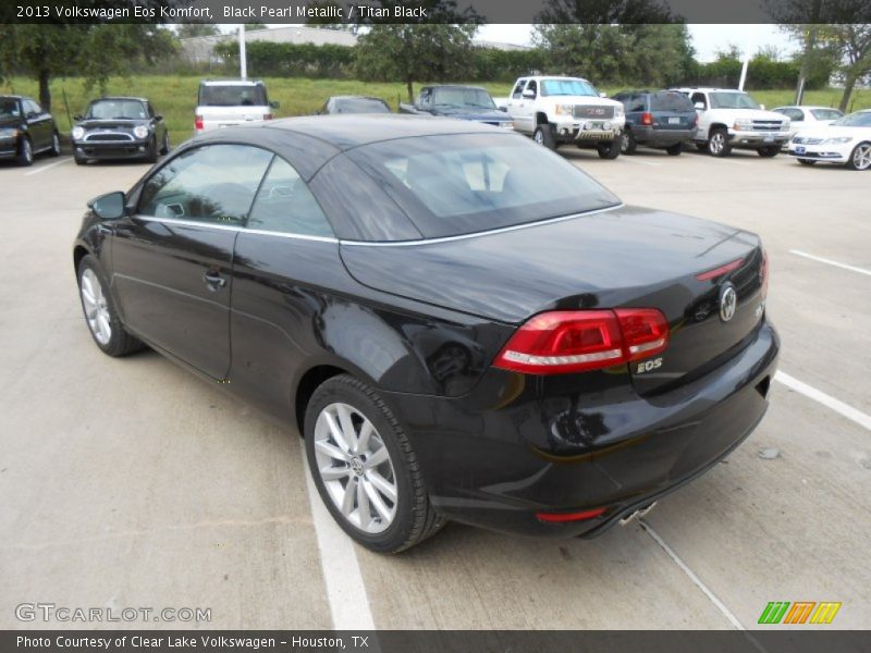 Black Pearl Metallic / Titan Black 2013 Volkswagen Eos Komfort