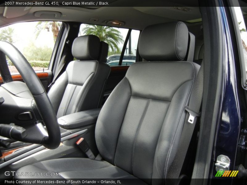 Capri Blue Metallic / Black 2007 Mercedes-Benz GL 450