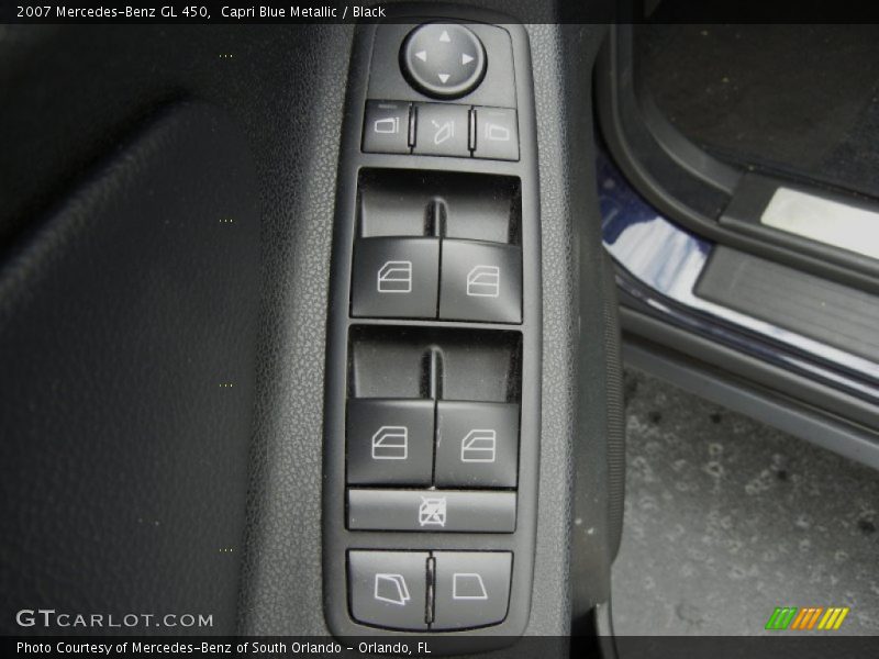 Capri Blue Metallic / Black 2007 Mercedes-Benz GL 450