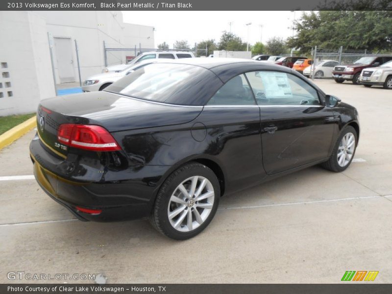 Black Pearl Metallic / Titan Black 2013 Volkswagen Eos Komfort