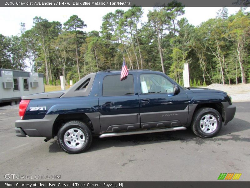 Dark Blue Metallic / Tan/Neutral 2006 Chevrolet Avalanche Z71 4x4