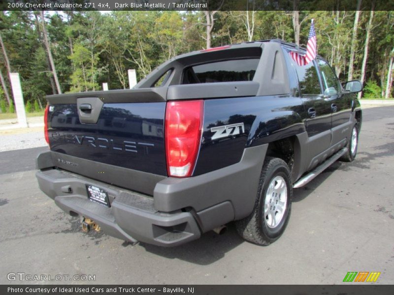 Dark Blue Metallic / Tan/Neutral 2006 Chevrolet Avalanche Z71 4x4