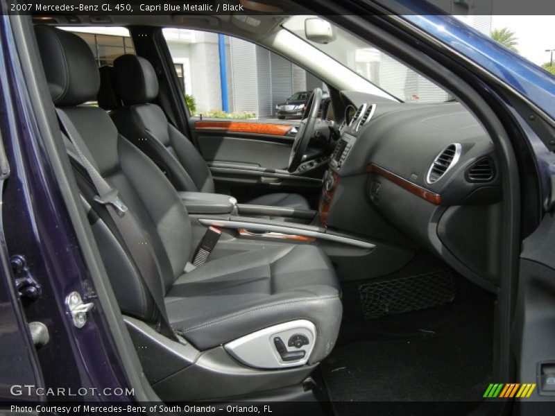Capri Blue Metallic / Black 2007 Mercedes-Benz GL 450