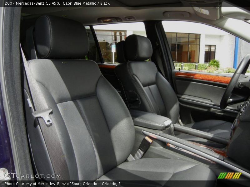 Capri Blue Metallic / Black 2007 Mercedes-Benz GL 450
