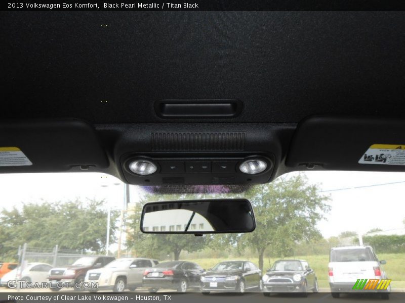 Black Pearl Metallic / Titan Black 2013 Volkswagen Eos Komfort