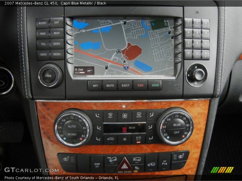 Capri Blue Metallic / Black 2007 Mercedes-Benz GL 450