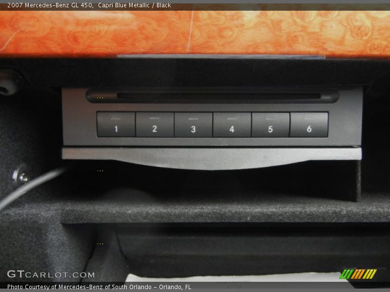 Capri Blue Metallic / Black 2007 Mercedes-Benz GL 450