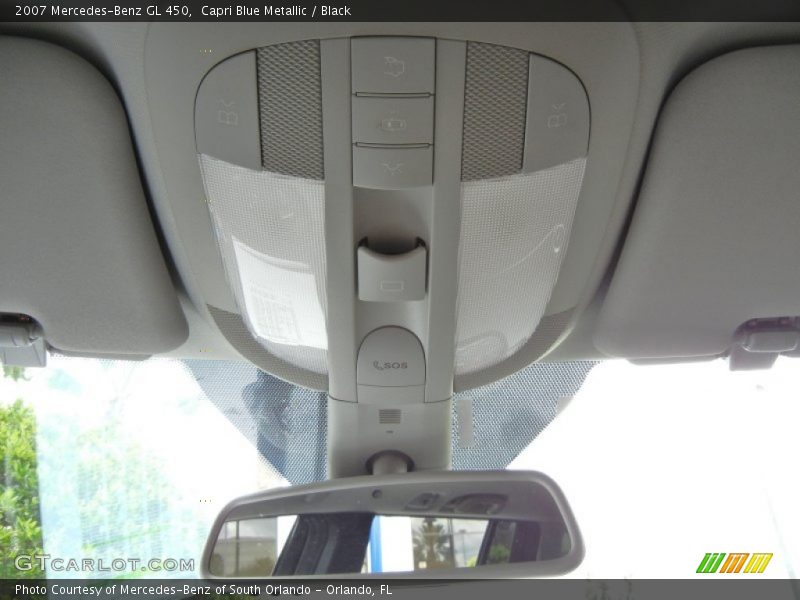 Capri Blue Metallic / Black 2007 Mercedes-Benz GL 450