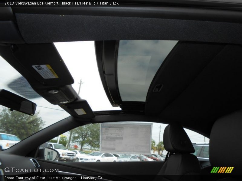 Sunroof of 2013 Eos Komfort