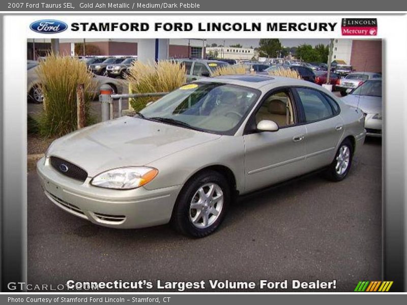 Gold Ash Metallic / Medium/Dark Pebble 2007 Ford Taurus SEL