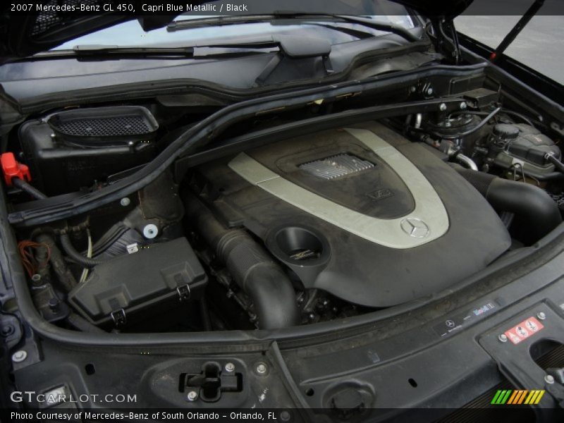 Capri Blue Metallic / Black 2007 Mercedes-Benz GL 450