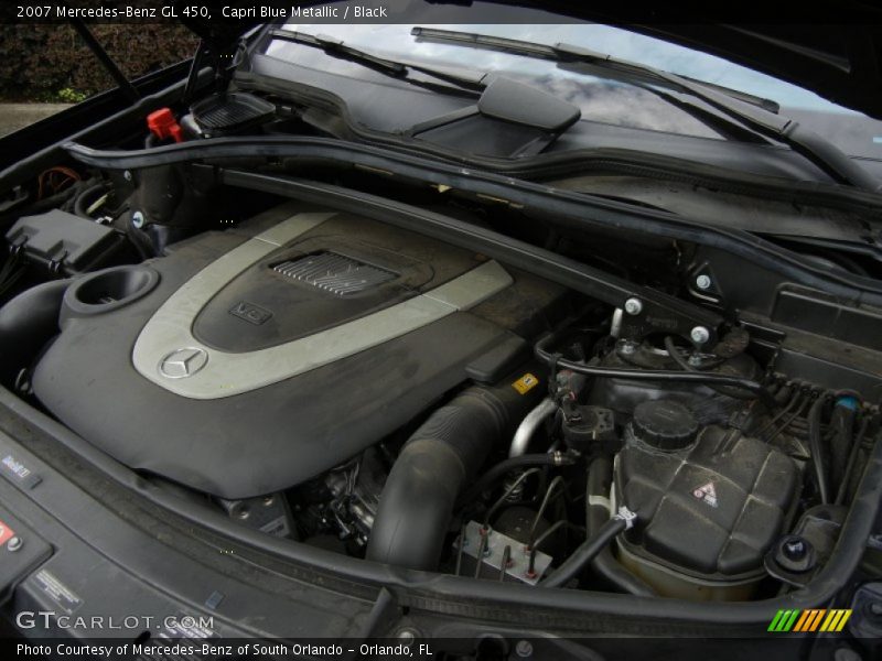 Capri Blue Metallic / Black 2007 Mercedes-Benz GL 450