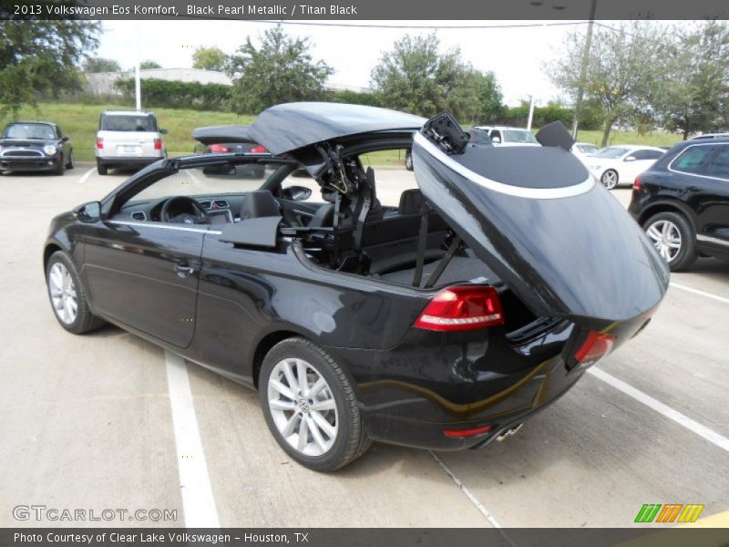 Black Pearl Metallic / Titan Black 2013 Volkswagen Eos Komfort