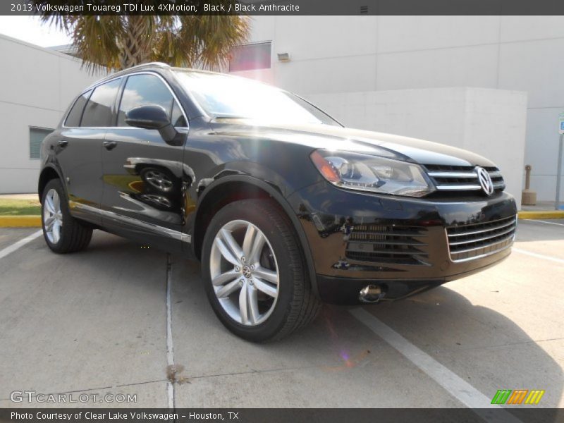 Black / Black Anthracite 2013 Volkswagen Touareg TDI Lux 4XMotion