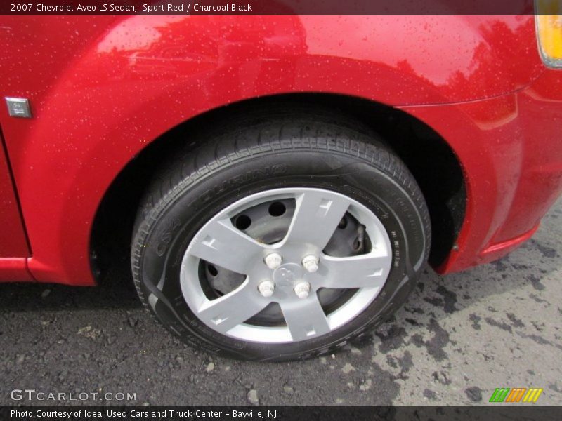 Sport Red / Charcoal Black 2007 Chevrolet Aveo LS Sedan