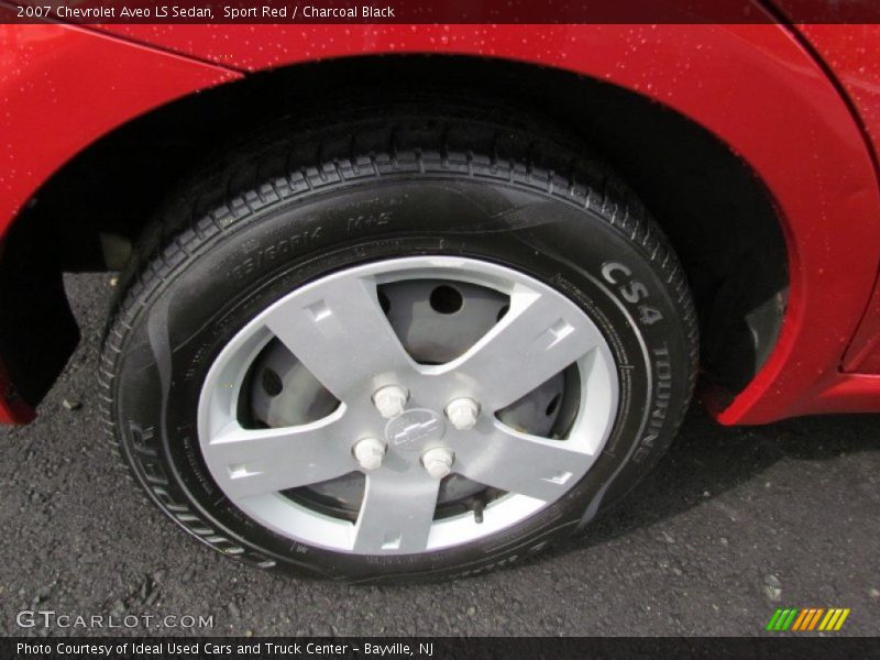 Sport Red / Charcoal Black 2007 Chevrolet Aveo LS Sedan