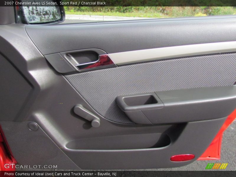 Sport Red / Charcoal Black 2007 Chevrolet Aveo LS Sedan
