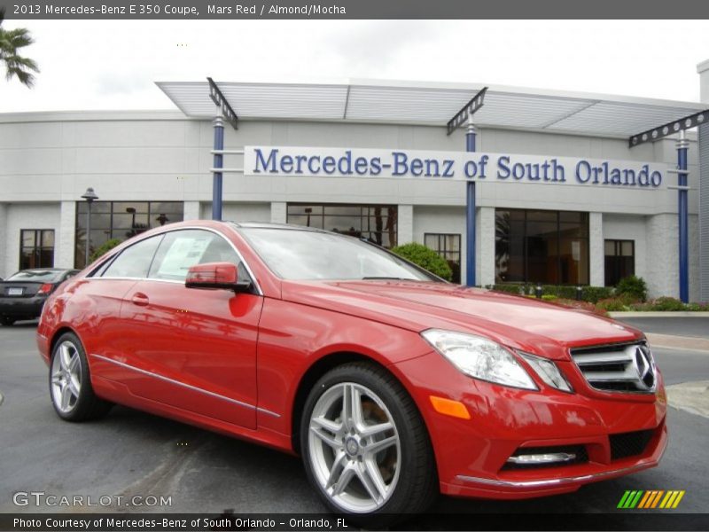 Mars Red / Almond/Mocha 2013 Mercedes-Benz E 350 Coupe