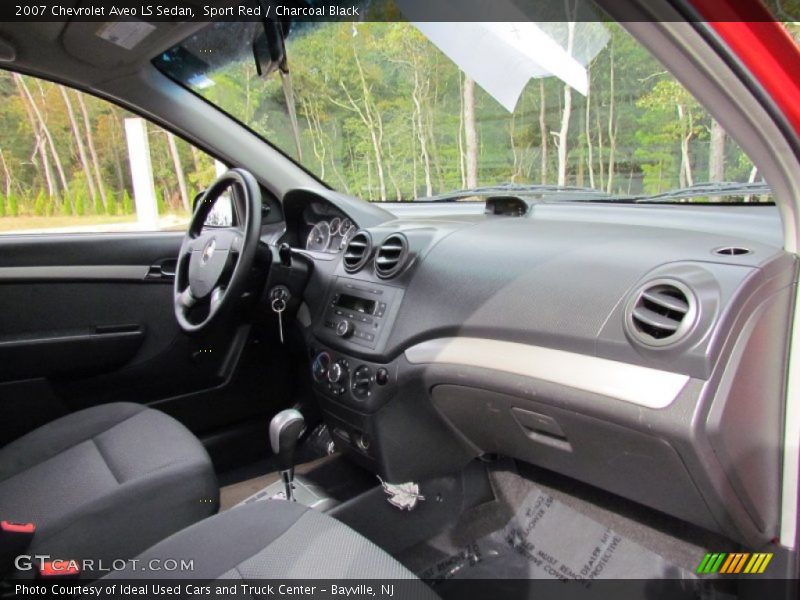 Sport Red / Charcoal Black 2007 Chevrolet Aveo LS Sedan