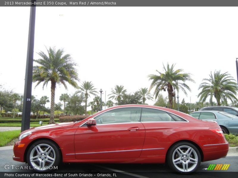 Mars Red / Almond/Mocha 2013 Mercedes-Benz E 350 Coupe