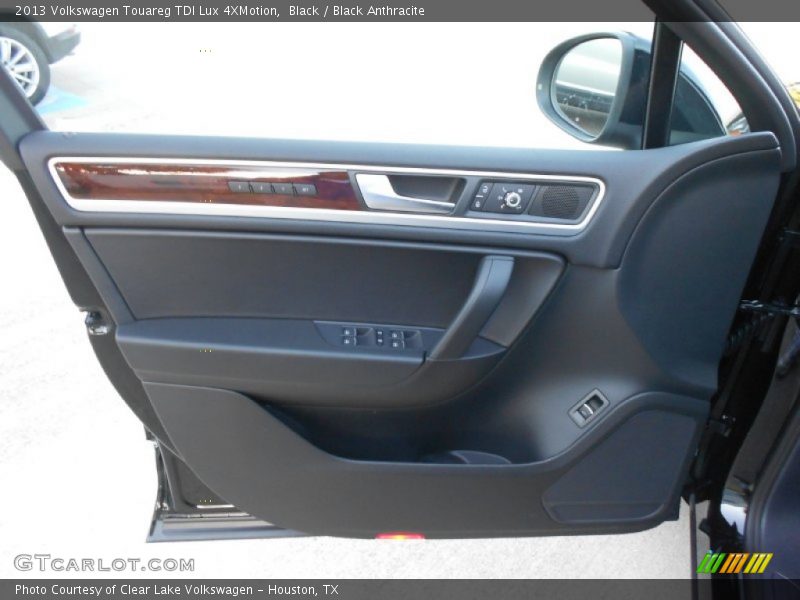 Black / Black Anthracite 2013 Volkswagen Touareg TDI Lux 4XMotion