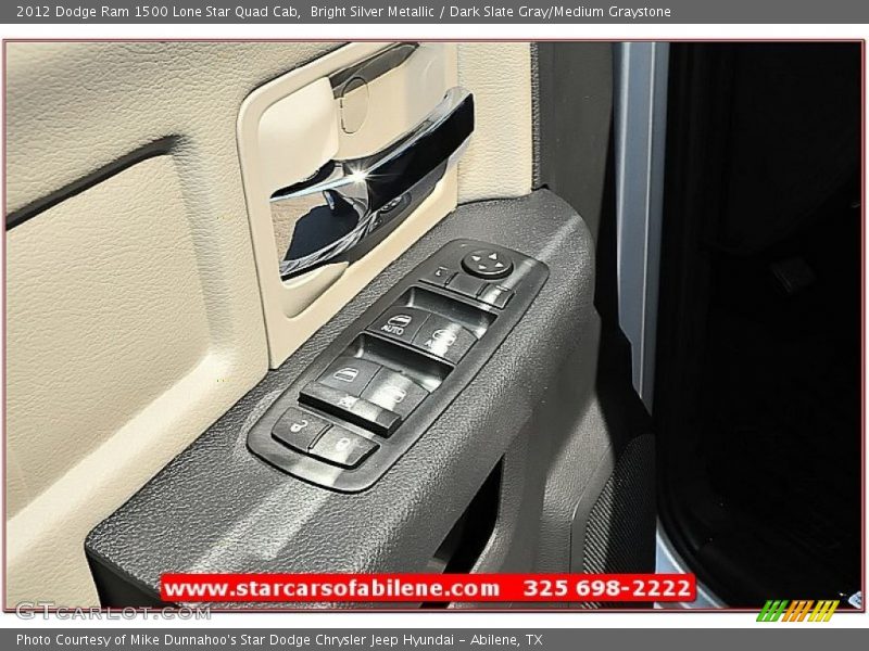 Bright Silver Metallic / Dark Slate Gray/Medium Graystone 2012 Dodge Ram 1500 Lone Star Quad Cab