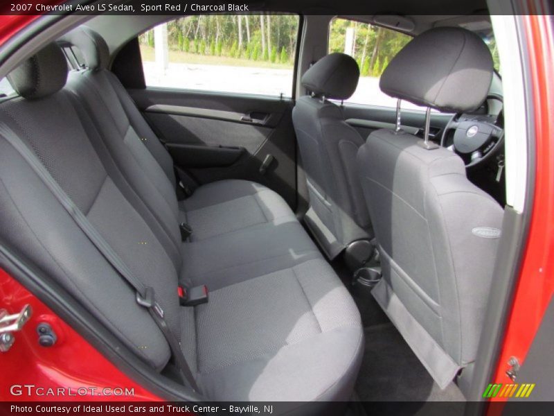 Sport Red / Charcoal Black 2007 Chevrolet Aveo LS Sedan