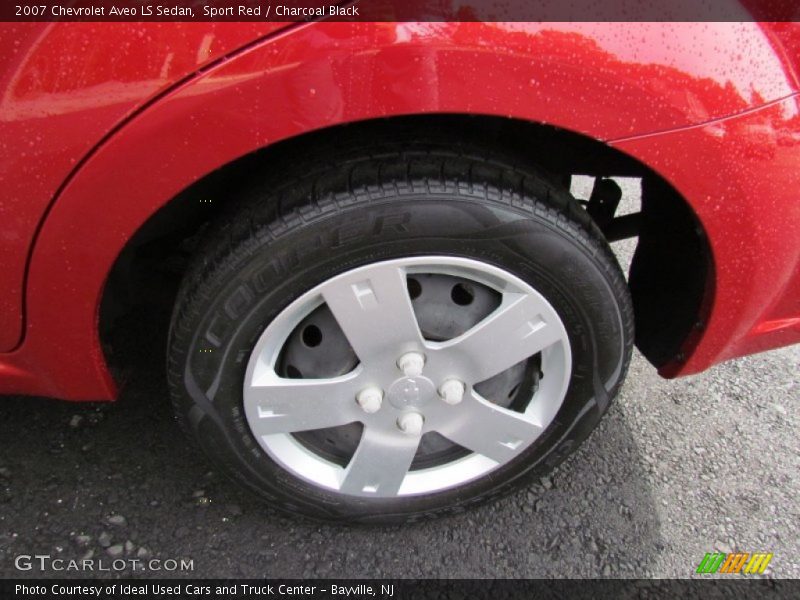 Sport Red / Charcoal Black 2007 Chevrolet Aveo LS Sedan