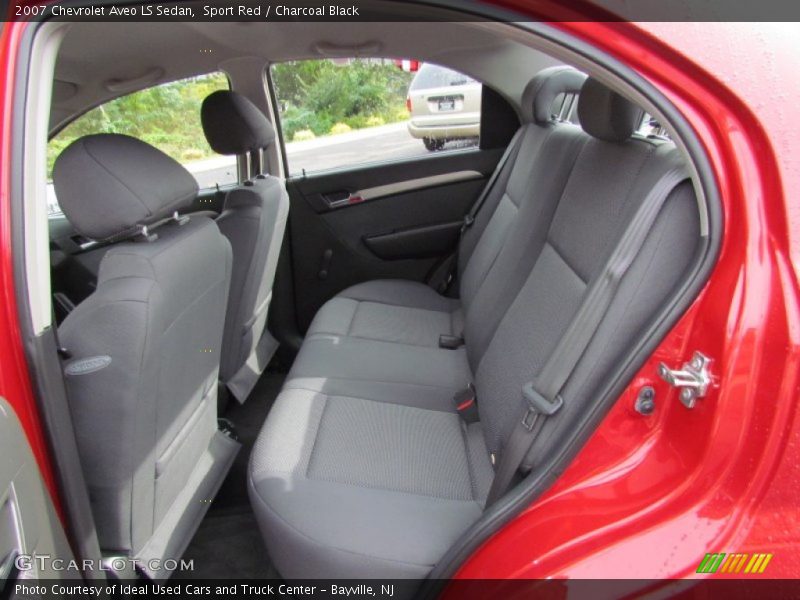 Sport Red / Charcoal Black 2007 Chevrolet Aveo LS Sedan