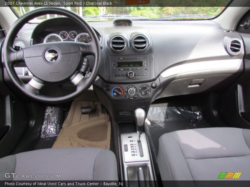 Sport Red / Charcoal Black 2007 Chevrolet Aveo LS Sedan