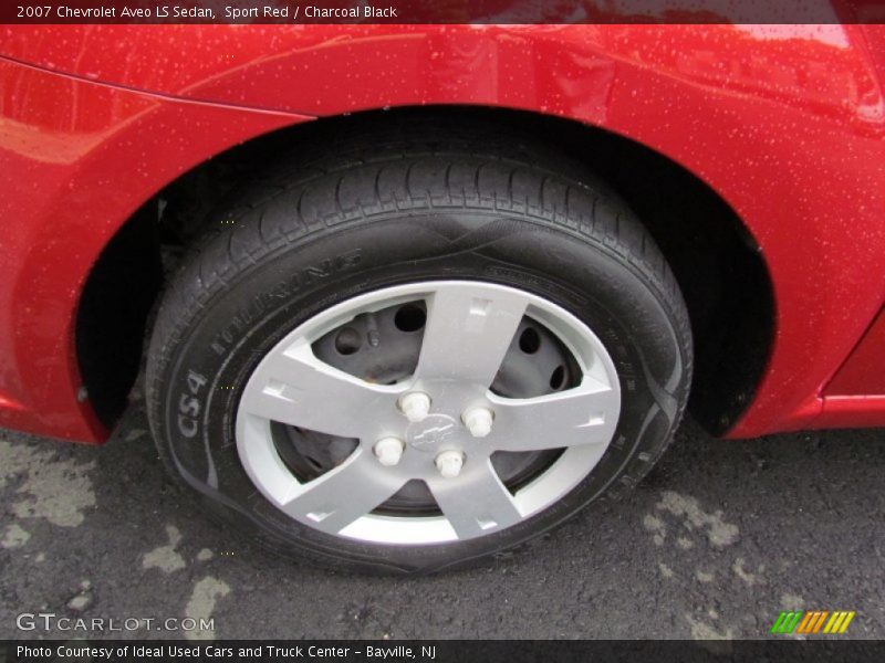 Sport Red / Charcoal Black 2007 Chevrolet Aveo LS Sedan